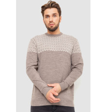 Свитер мужской, цвет мокко, 161R898 Свитер мужской, цвет мокко, 161R898