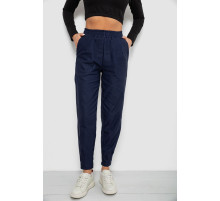 Штаны женские на тонком флисе, цвет синий, 257R727