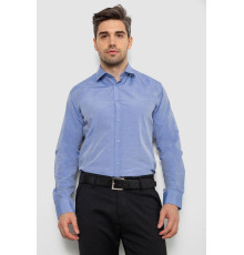 Сорочка чоловіча з довгим рукавом, колір джинс, 214R839