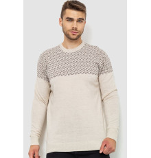 Свитер мужской, цвет светло-бежевый, 161R898