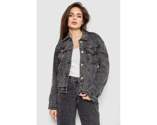 Куртка женская джинсовая, цвет серый, 255RA2270