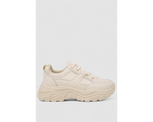 Кроссовки женские, цвет бежевый, 248RA140