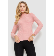 Гольф жіночий однотонний, колір світло-рожевий, 204R038