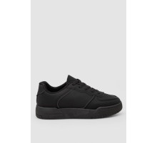 Кеды женские однотонные, цвет черный, 248RAD20