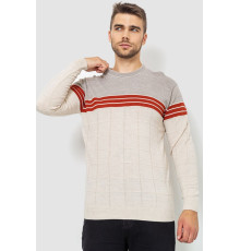 Свитер мужской, цвет светло-бежевый, 161R884