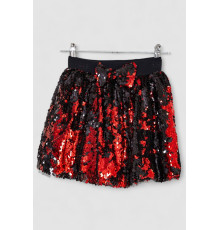 Юбка детская нарядная, цвет красный, 247R417-1