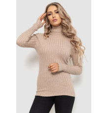 Гольф женский однотонный, цвет бежевый, 204R043