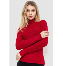 Гольф женский однотонный, цвет бордовый, 244R001