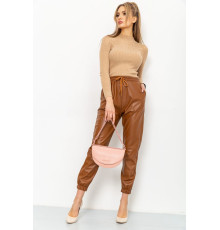 Лосини жіночі на флісі, колір коричневий, 164R150