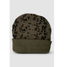 Шапка мужская камуфляжная на меху, цвет хаки, 244RM49