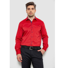 Рубашка мужская с принтом, цвет красный, 214R7173