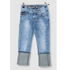 Джинси для дівчаток, колір блакитний, 247R2834
