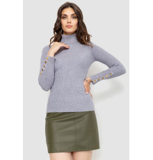 Гольф жіночий в рубчик, колір сірий, 204R036