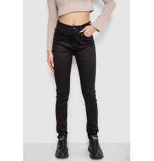 Джинсы женские стрейч, цвет черный, 244RM017