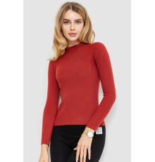 Водолазка жіноча однотонна, колір темно-кораловий, 204R019