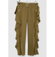 Брюки детские нарядные, цвет хаки, 247R3824