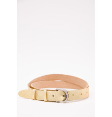 Женский ремень из кожзама, золотистого цвета, 196RL2510W9