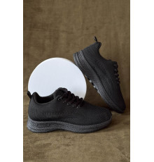 Кросівки жіночі текстиль, колір чорний, 243RA33-163