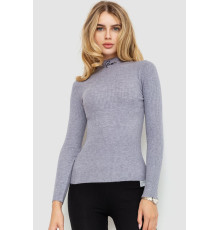 Водолазка женская трикотажная, цвет серый, 204R035