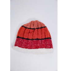 Дитяча шапка, теракотового кольору, з вовни, 167R7777