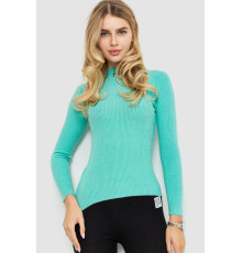 Водолазка женская трикотажная, цвет мятный, 204R035