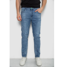 Джинси чоловічі прямі, колір блакитний, 244R091220-2