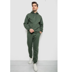 Спортивный костюм мужской на флисе, цвет хаки, 244R9162