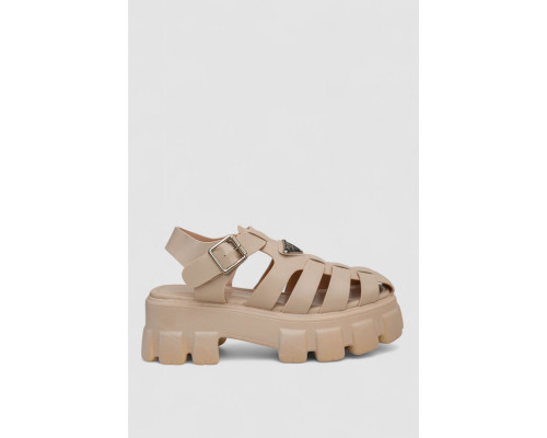 Босоніжки жіночі, колір бежевий, 243R9207