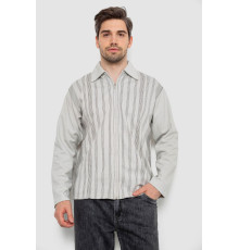 Кофта мужская на молнии в полоску, цвет светло-оливковый, 238R123 Кофта мужская на молнии в полоску, цвет светло-оливковый, 238R123