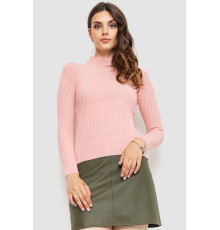 Гольф жіночий однотонний, колір світло-рожевий, 204R016