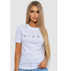 Футболка женская с принтом, цвет белый, 238R57400