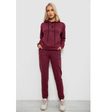 Спортивный костюм женский двухнитка, цвет сливовый, 214R1419-003