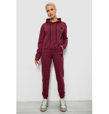 Спортивный костюм женский двухнитка, цвет сливовый, 214R1419-004