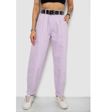 Джинси жіночі балони, колір бузковий, 182R00269