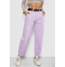 Джинси жіночі балони, колір бузковий, 250R00276