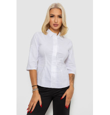 Блуза классическая, цвет белый, 230R08-1