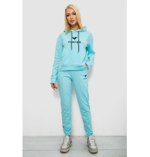 Спортивный костюм женский двухнитка, цвет голубой, 214R1419-007