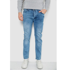 Джинси чоловічі однотонні, колір блакитний, 247R1242