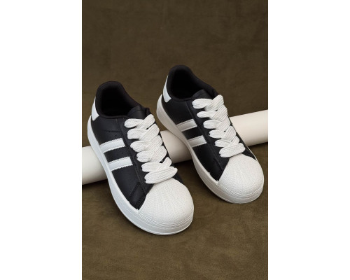 Кросівки жіночі демісезонні, колір чорно-білий, 248RBK10-2