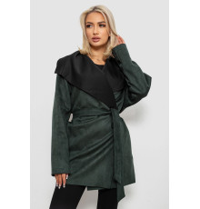 Жіночий кардиган однотонний, колір зелений, 257R001