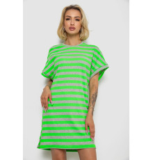 Туника в полоску, цвет салатовый, 238R801 Туника в полоску, цвет салатовый, 238R801