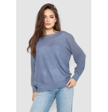 Кофта жіноча з манжетами, колір джинс, 244R999