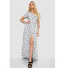 Сарафан с принтом, цвет бело-черный, 241R174