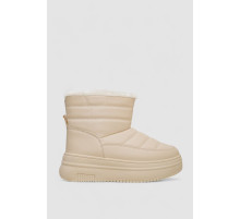 Дутики жіночі зимові на хутрі, колір бежевий, 248RAM018