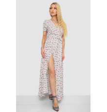 Сарафан на запах софт, цвет бело-красный, 241R173