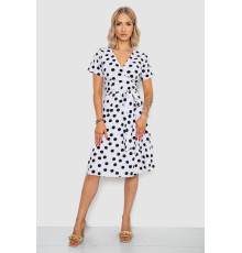 Сарафан в горох, цвет белый, 241R166
