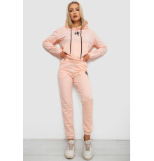 Спортивный костюм женский двухнитка, цвет персиковый, 214R1419-003