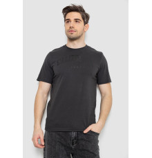 Футболка мужская с принтом, цвет темно-серый, 241R1908