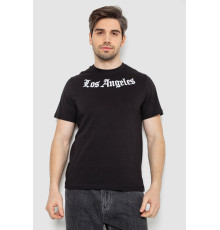 Футболка мужская с принтом, цвет черный, 241R1904