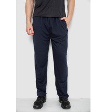 Спорт штани чоловічі, колір темно-синій, 244R41250
